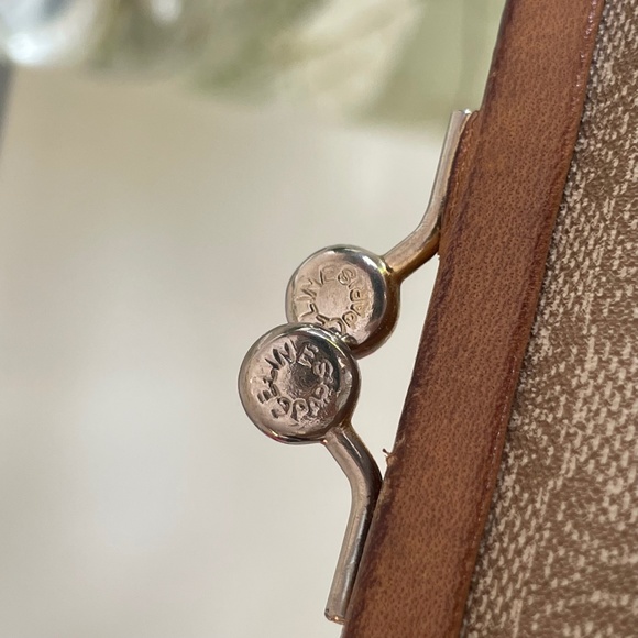 VINTAGE Celine Macadam Short Wallet  Made in Italy - Picture 3 of 14